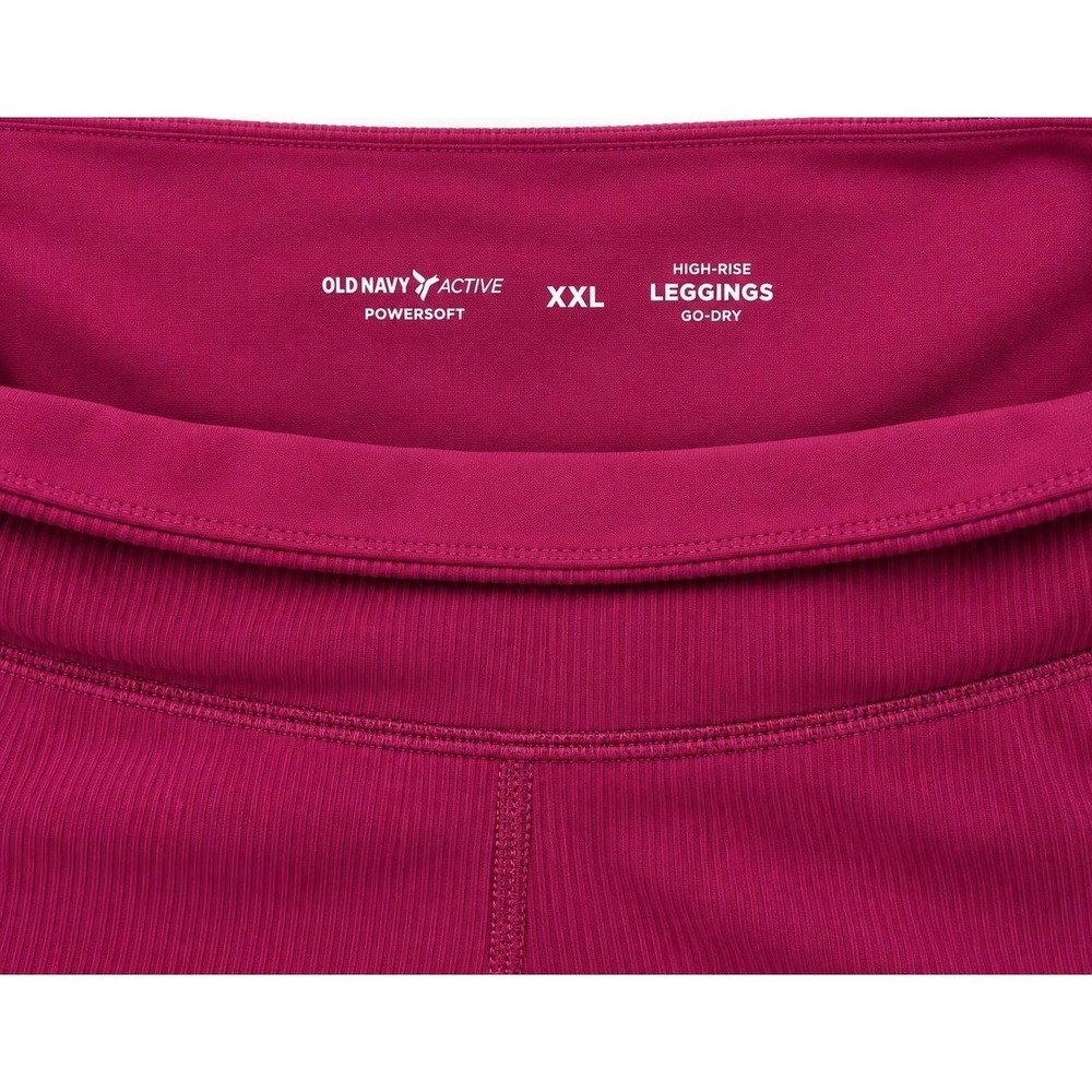 Old Navy Women's Purple and Pink Leggings - Picture 3 of 4